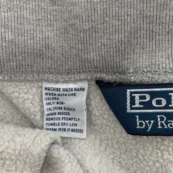 Polo Ralph Lauren x Streetwear Gray Sweat Pant Womens Small Drawstring - Picture 11 of 13